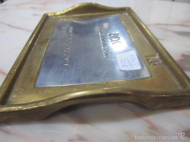 Antig&uuml;edades: Bandeja de bronce BEX de 1991. 17 x 12 cms. - Foto 4