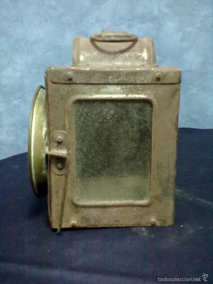 Antig&uuml;edades: FAROL CHAPA HIERRO Y METAL - Foto 3