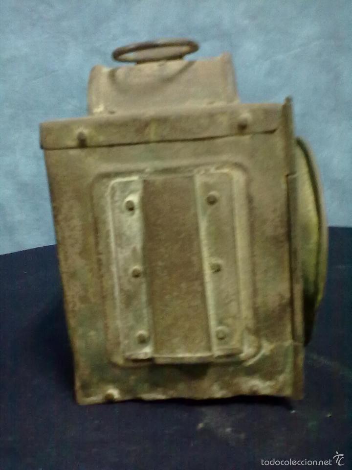 Antig&uuml;edades: FAROL CHAPA HIERRO Y METAL - Foto 5