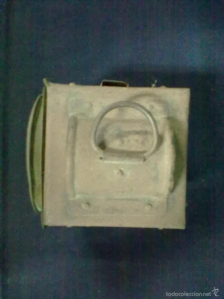 Antig&uuml;edades: FAROL CHAPA HIERRO Y METAL - Foto 6