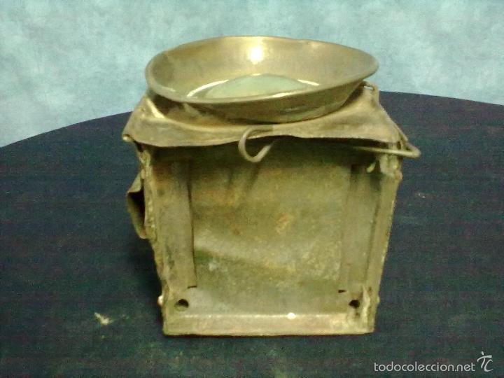Antig&uuml;edades: FAROL CHAPA HIERRO Y METAL - Foto 7