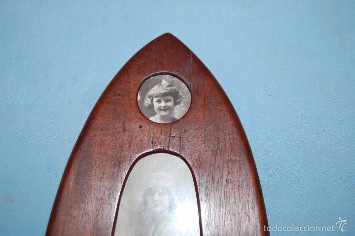 Antig&uuml;edades: MARCO EN MADERA MODERNISTA DE 1920 - 1930 - Foto 4