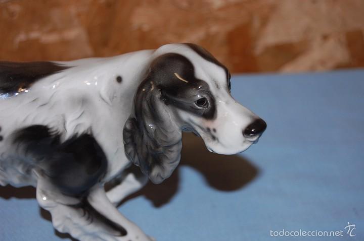 Antig&uuml;edades: PERRO EN PORCELANA - Foto 2