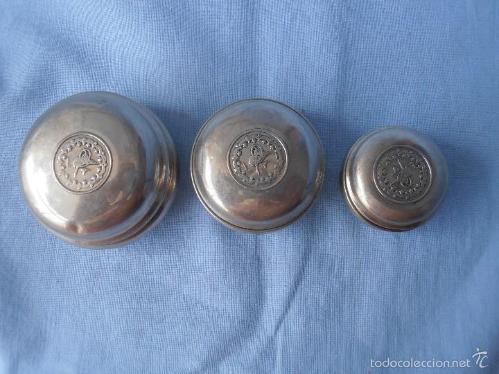 Antig&uuml;edades: Antigua coleccion de cajitas de plata - Foto 1