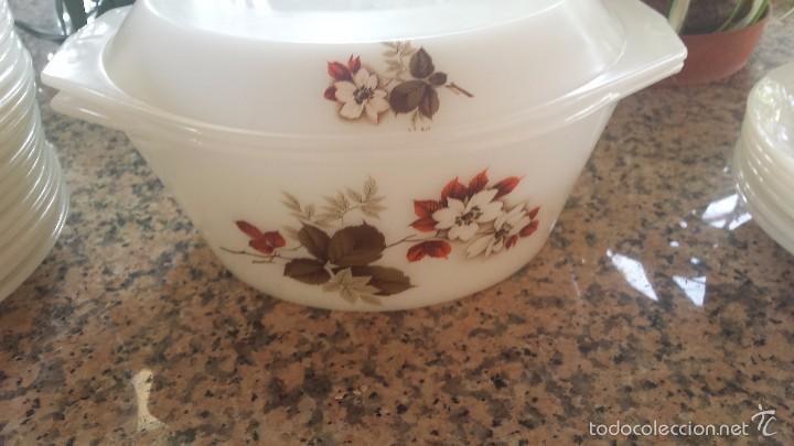 Antig&uuml;edades: ANTIGUA VAJILLA ARCOPAL. FLOR DE ALMENDRO - Foto 5