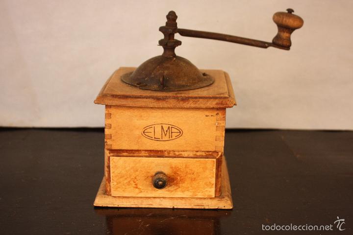Antig&uuml;edades: Molinillo de caf&eacute; de madera Elma - Foto 2