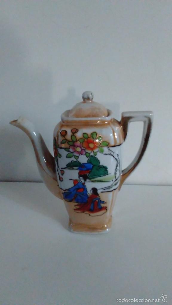 Antig&uuml;edades: Tetera porcelana oriental - Foto 1