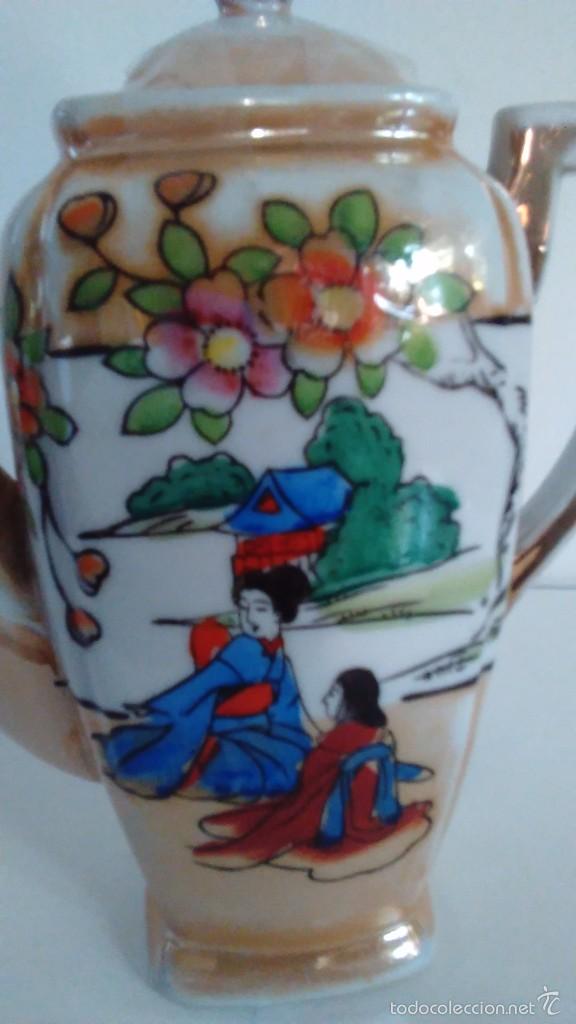 Antig&uuml;edades: Tetera porcelana oriental - Foto 6