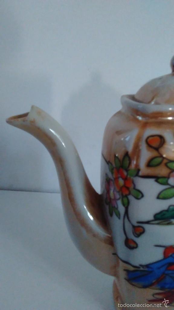 Antig&uuml;edades: Tetera porcelana oriental - Foto 7