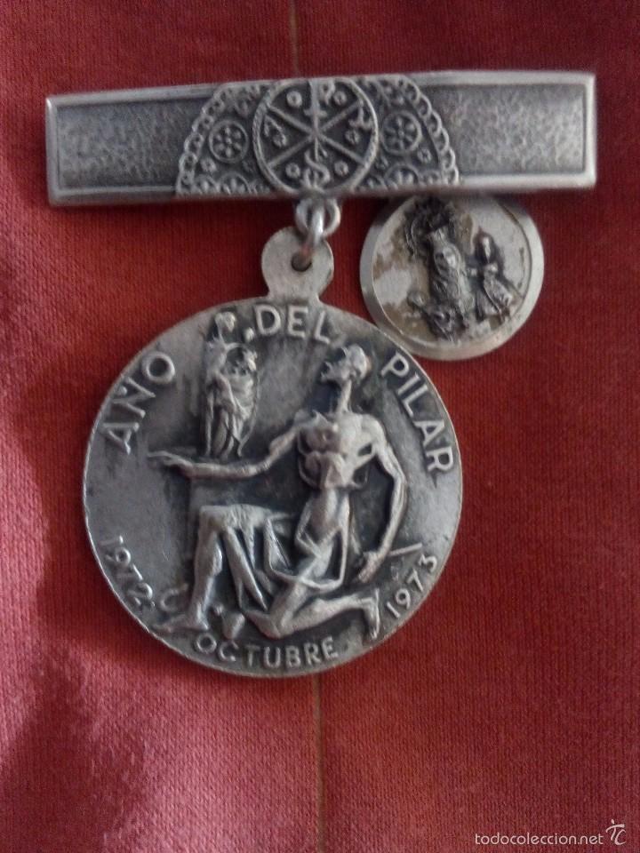 Antig&uuml;edades: Medalla a&ntilde;o del Pilar 1972 - 1973 - Foto 1