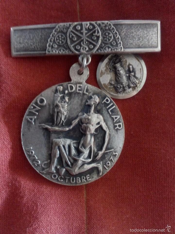 Antig&uuml;edades: Medalla a&ntilde;o del Pilar 1972 - 1973 - Foto 2