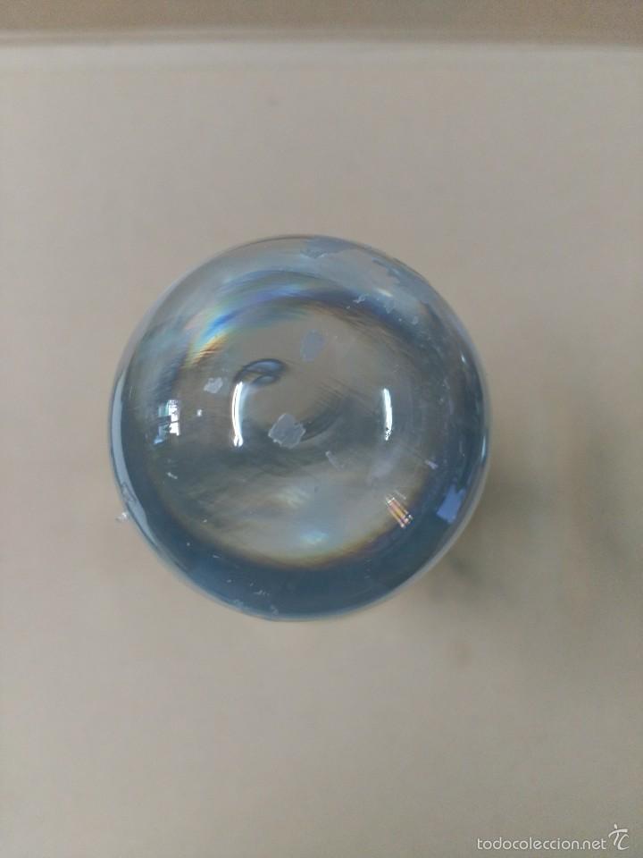 Antig&uuml;edades: Botella de cristal con boca de plata - Foto 3