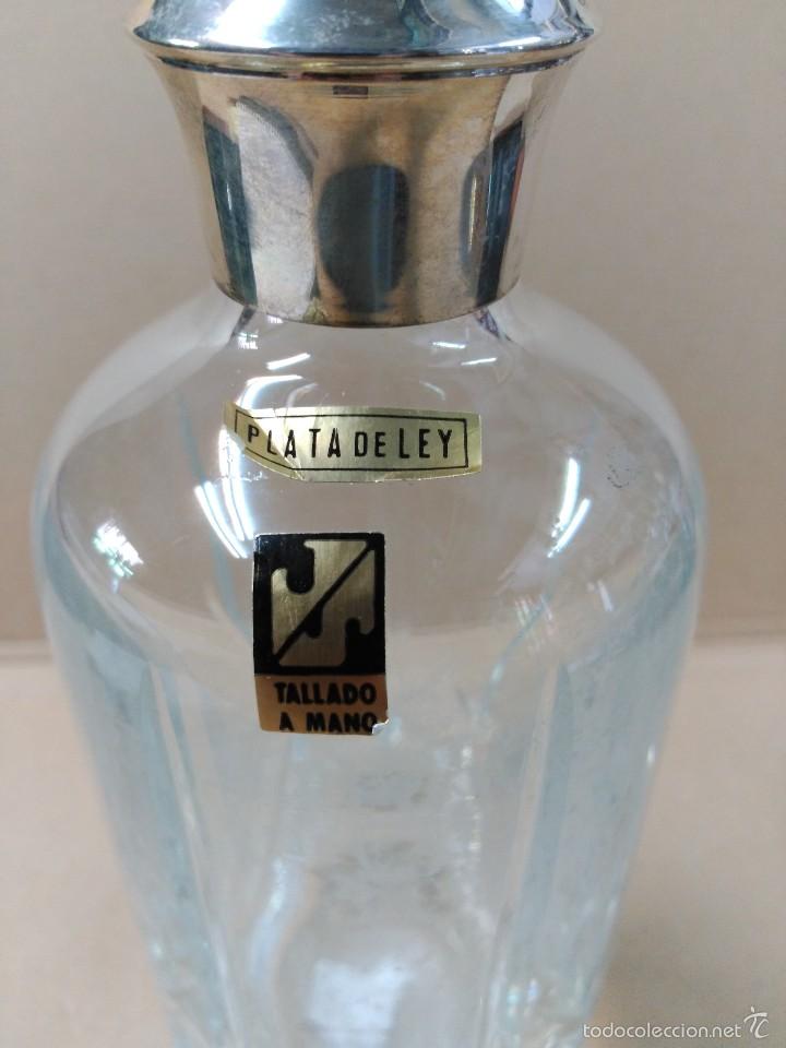 Antig&uuml;edades: Botella de cristal con boca de plata - Foto 7