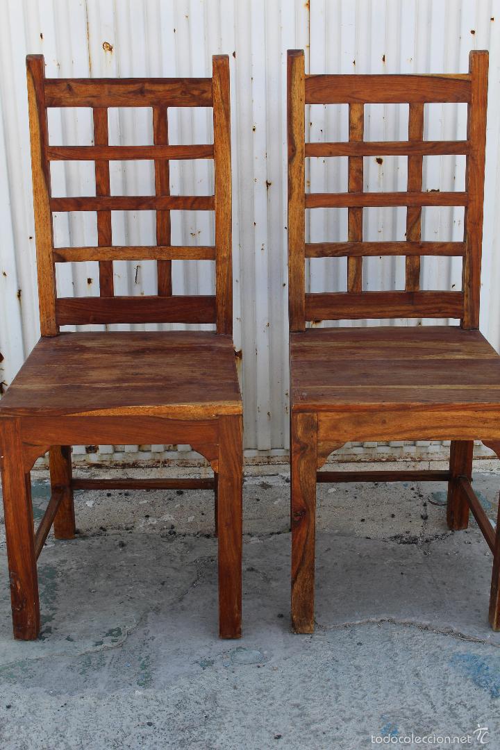 Antig&uuml;edades: dos sillas en madera - Foto 2