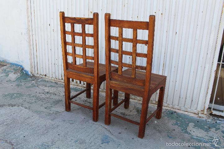Antig&uuml;edades: dos sillas en madera - Foto 3