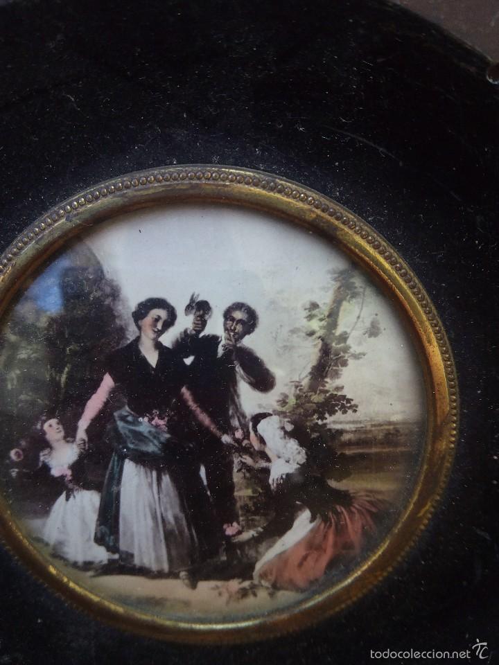 Antig&uuml;edades: Marco miniatura antigua - Foto 2