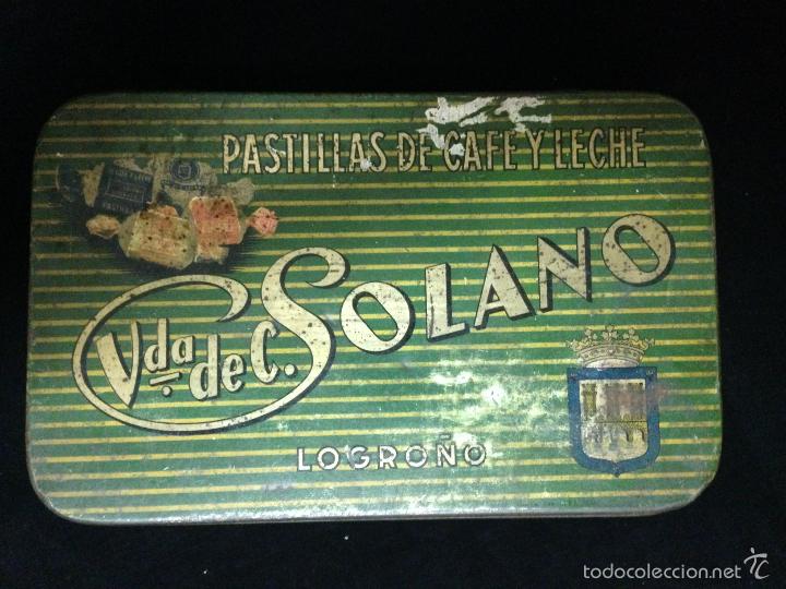 Antig&uuml;edades: ANTIG&Uuml;A CAJA EN LATON , VDA DE SOLANO - Foto 2