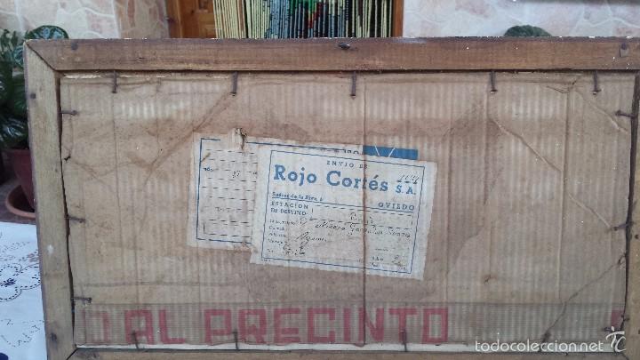 Antig&uuml;edades: antiguo cuadro con lamina religiosa - Foto 4