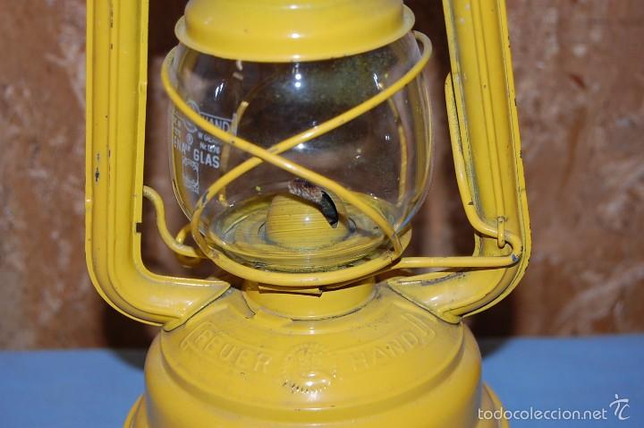 Antig&uuml;edades: ANTIGUO FAROL DE QUEROSENO - Foto 3