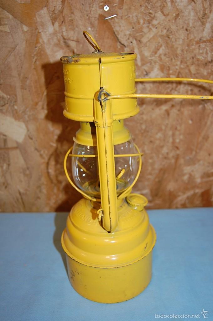 Antig&uuml;edades: ANTIGUO FAROL DE QUEROSENO - Foto 9