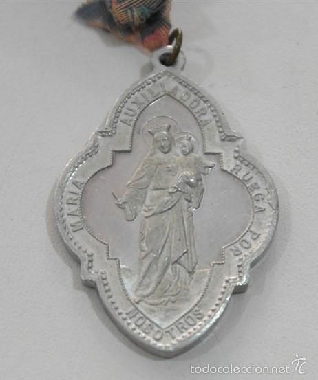 Antig&uuml;edades: Medalla del Sagrado Coraz&oacute;n - Foto 1