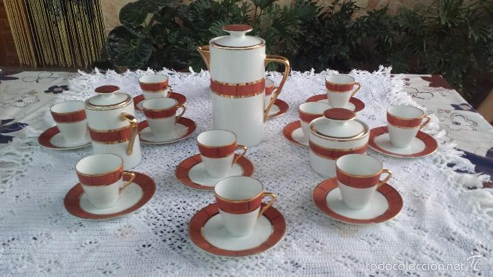 Antig&uuml;edades: antiguo juego de cafe de limoges - Foto 1