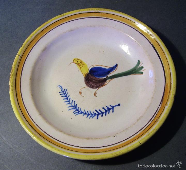 Antig&uuml;edades: PLATO  CER&Aacute;MICA  DE MANISES  XIX - Foto 2