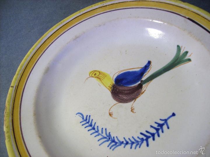Antig&uuml;edades: PLATO  CER&Aacute;MICA  DE MANISES  XIX - Foto 4