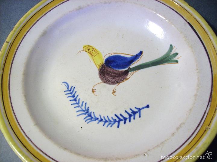 Antig&uuml;edades: PLATO  CER&Aacute;MICA  DE MANISES  XIX - Foto 7