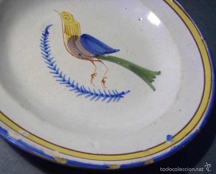 Antig&uuml;edades: PLATO  CER&Aacute;MICA  DE  MANISES  XIX - Foto 6