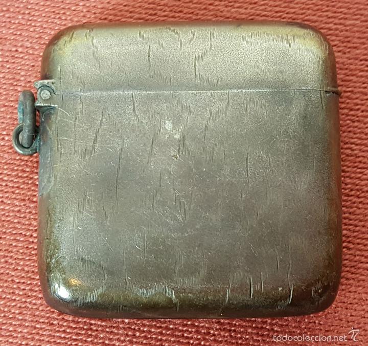 Antig&uuml;edades: FUNDA PARA MECHERO EN PLATA. CIRCA 1950. - Foto 1