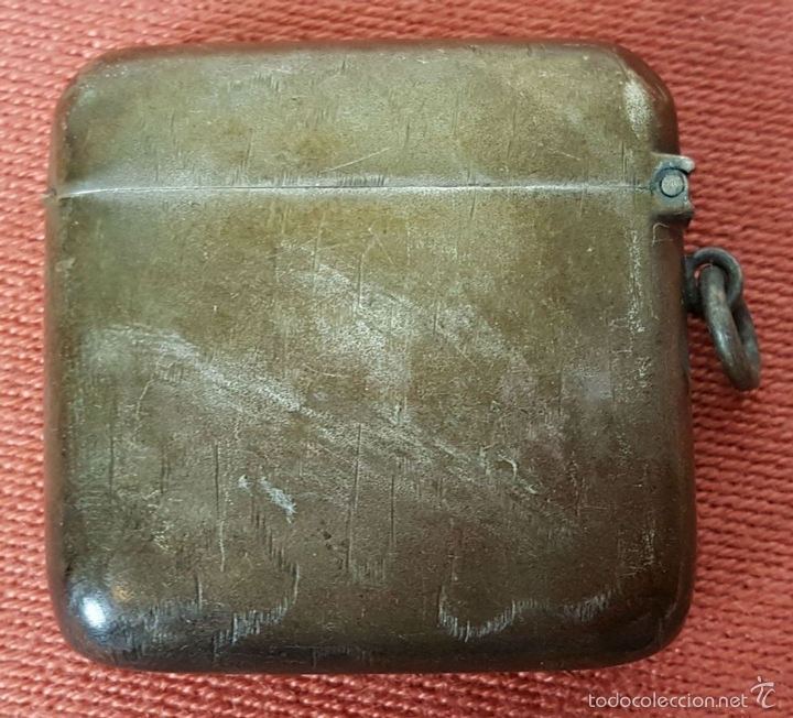 Antig&uuml;edades: FUNDA PARA MECHERO EN PLATA. CIRCA 1950. - Foto 3