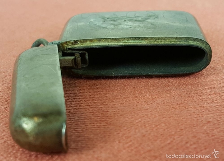 Antig&uuml;edades: FUNDA PARA MECHERO EN PLATA. CIRCA 1950. - Foto 5