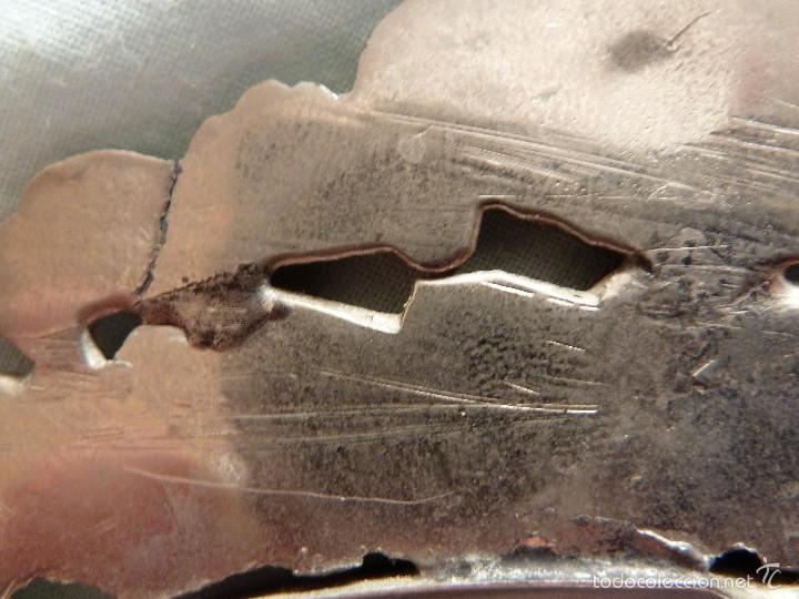 Antig&uuml;edades: ESPEJO METALICO REDONDO - Foto 6