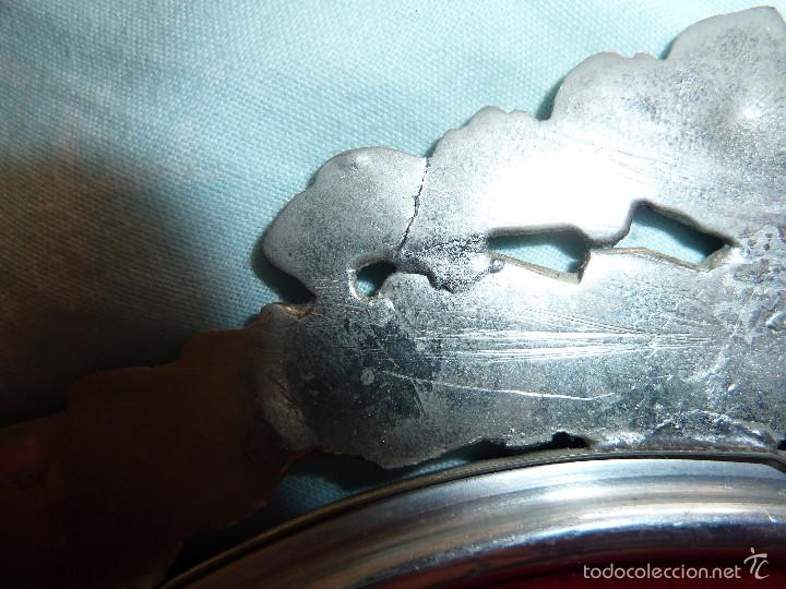 Antig&uuml;edades: ESPEJO METALICO REDONDO - Foto 7