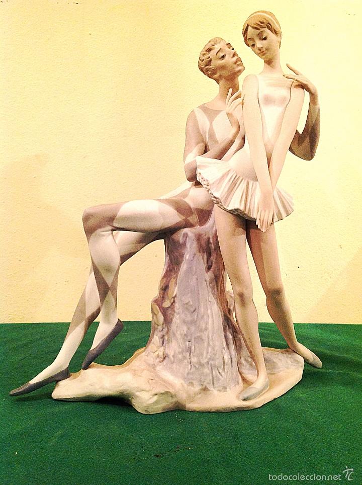 Antig&uuml;edades: Pareja Bailarines De Ballet Lladr&oacute; - Foto 1