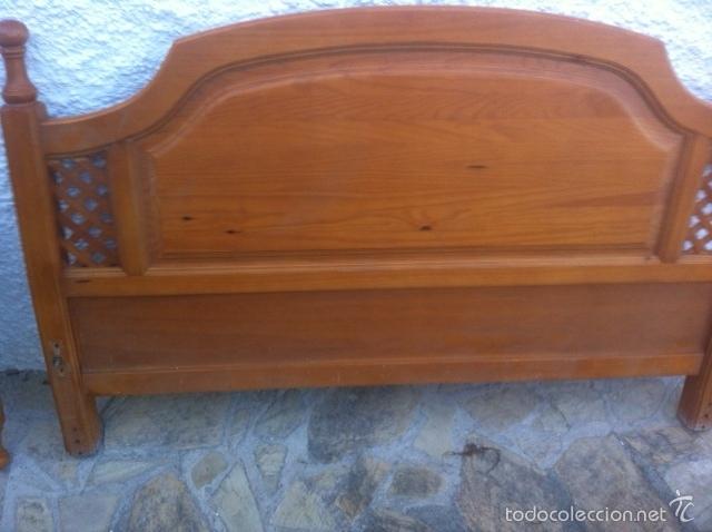 Antig&uuml;edades: Cabecero y piecero provenzal. - Foto 2