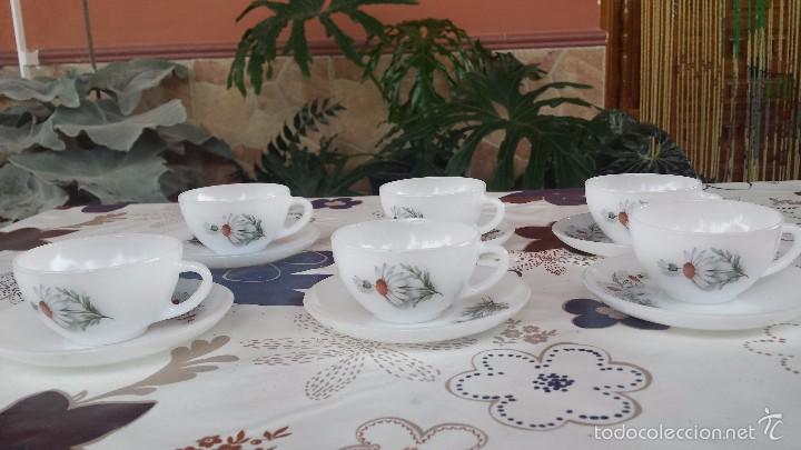 Antig&uuml;edades: antiguo juego de cafe de arcopal. - Foto 1