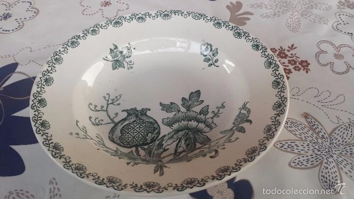 Antig&uuml;edades: antiguo plato de sarreguemines - Foto 1