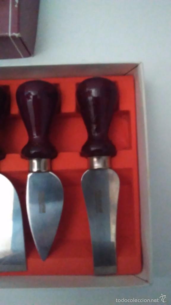 Antig&uuml;edades: Juego de utensilios cortaquesos - Foto 8