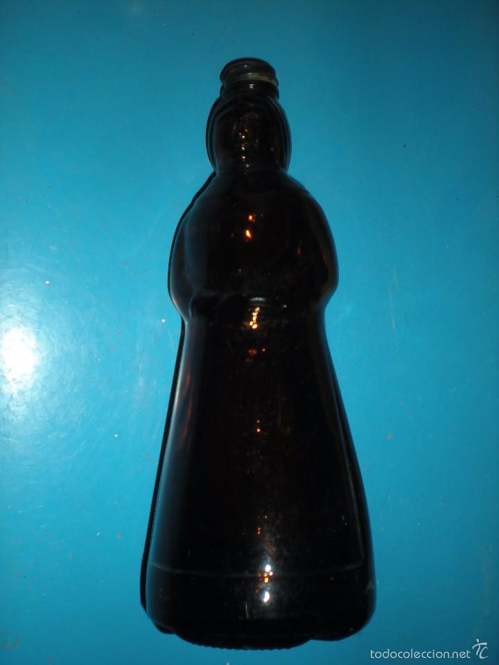 Antig&uuml;edades: Botella de vidrio con forma de se&ntilde;ora - Foto 4