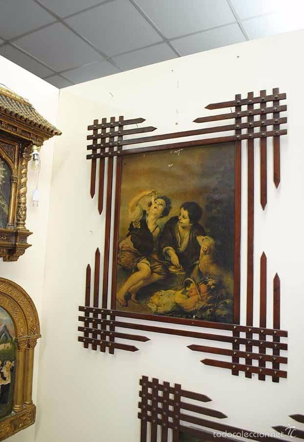 Antig&uuml;edades: MARCOS DE MADERA ESTILO MODERNISTAS - Foto 2