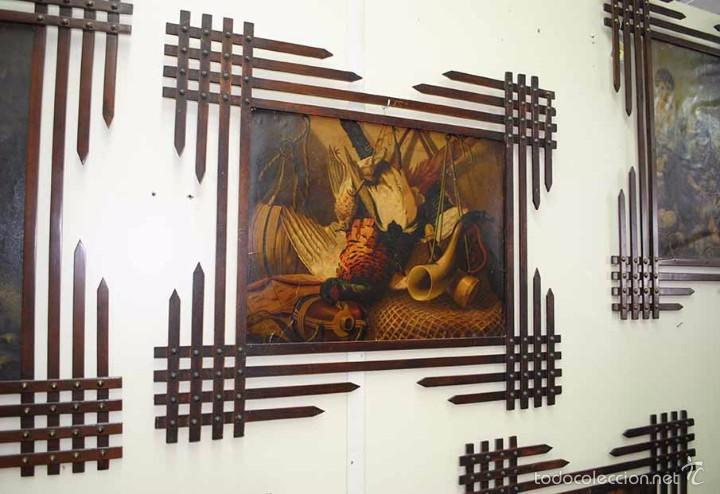 Antig&uuml;edades: MARCOS DE MADERA ESTILO MODERNISTAS - Foto 3