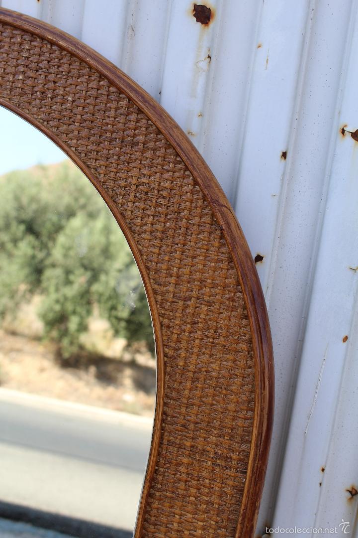 Antig&uuml;edades: espejo en bambu - Foto 4