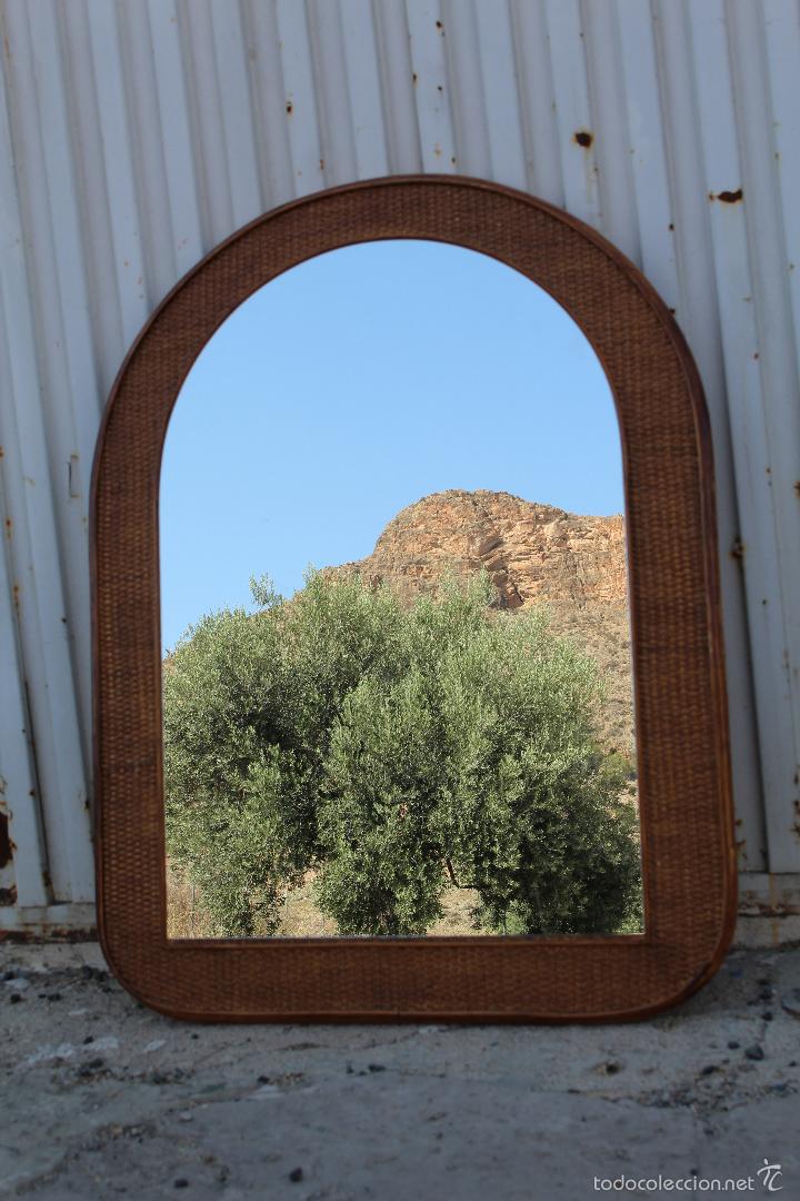 Antig&uuml;edades: espejo en bambu - Foto 5