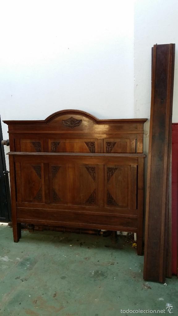 Antig&uuml;edades: cama estilo artenova de 120cm - Foto 1