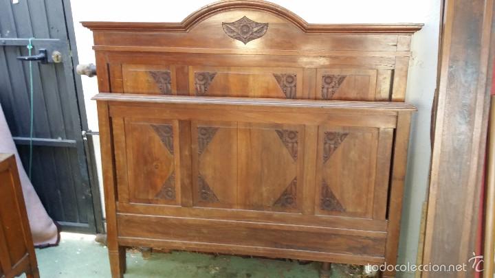 Antig&uuml;edades: cama estilo artenova de 120cm - Foto 2