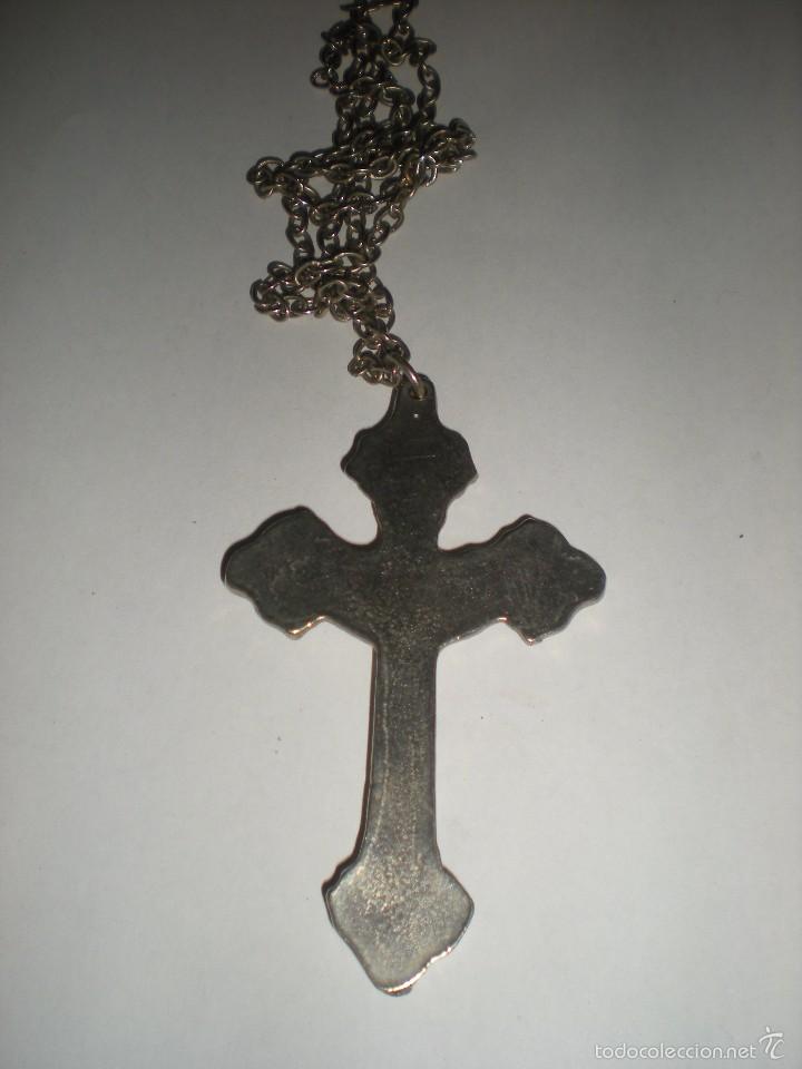 Antig&uuml;edades: CRUZ CON CRISTO PARA COLGAR . - Foto 3