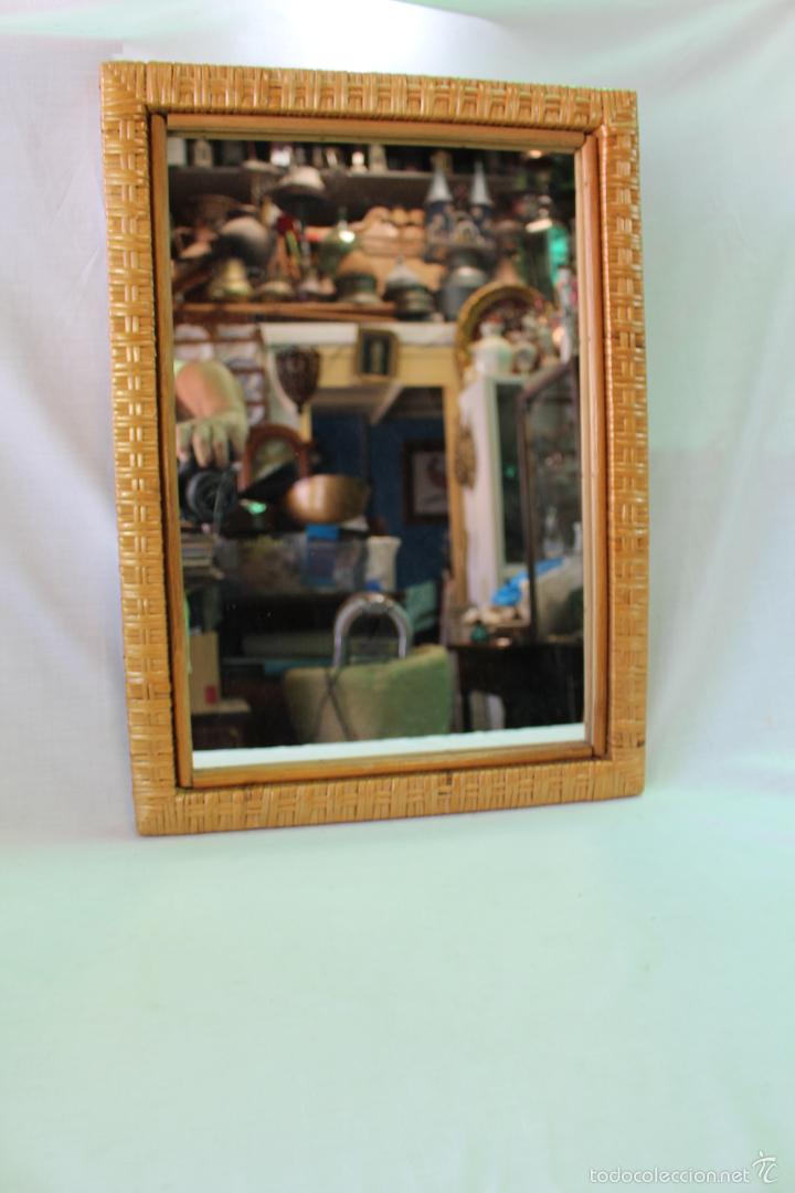 Antig&uuml;edades: espejo en bambu - Foto 3