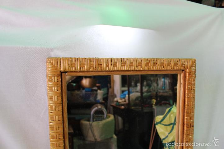Antig&uuml;edades: espejo en bambu - Foto 4